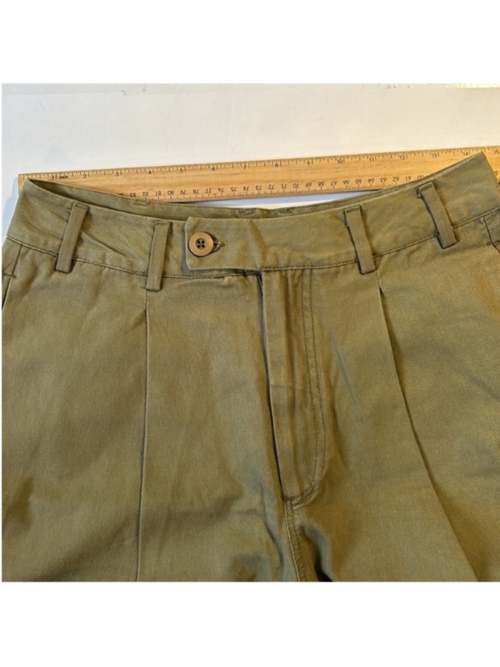Free People 2 Pants Needed Breaking Trousers pockets 100% cotton in Willow NWT - Picture 9 of 13